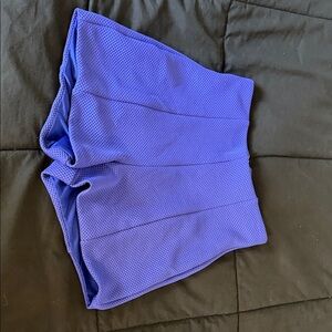 bebe Vibrant Purple Athletic Shorts
